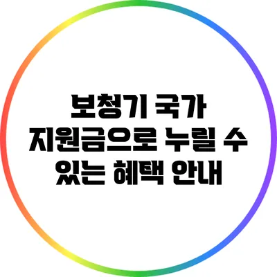 보청기 국가 지원금으로 누릴 수 있는 혜택 안내