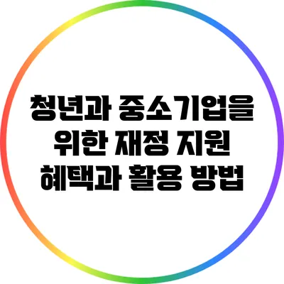 청년과 중소기업을 위한 재정 지원: 혜택과 활용 방법
